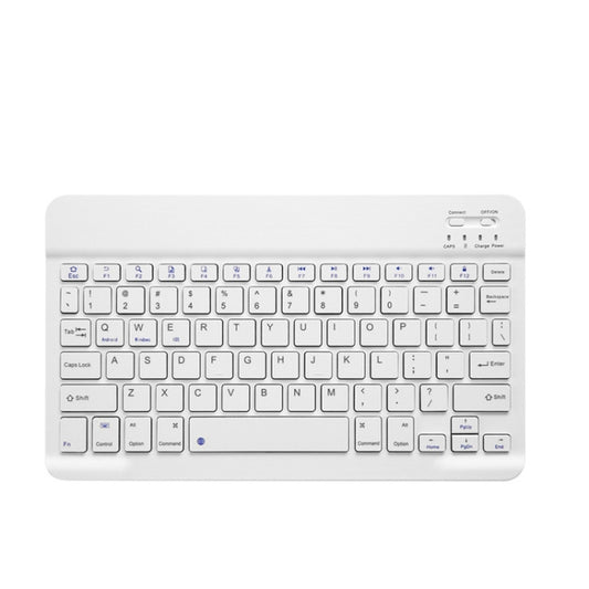 YS-001 7-8 inch Tablet Phones Universal Mini Wireless Bluetooth Keyboard, Style:Only Keyboard(White) - Universal Keyboard by PMC Jewellery | Online Shopping South Africa | PMC Jewellery