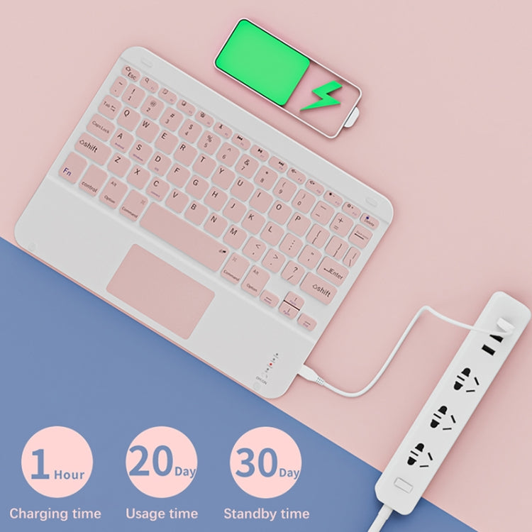 Universal Ultra-Thin Portable Bluetooth Keyboard and Mouse Set For Tablet Phones, Size:7 inch(Green Keyboard + Green Mouse) - Universal Keyboard by PMC TechLife | Online Shopping South Africa | PMC TechLife