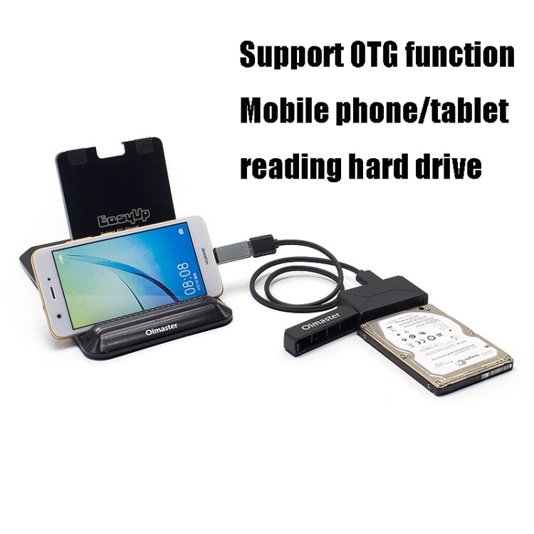 Olmaster External Notebook Hard Drive Adapter Cable Easy Drive Cable USB3.0 to SATA Converter, Style:Hard Disk + Type-C Adapter, Size:3.5 Inch (US Plug) - free shipping - PMC Jewellery - Order now!