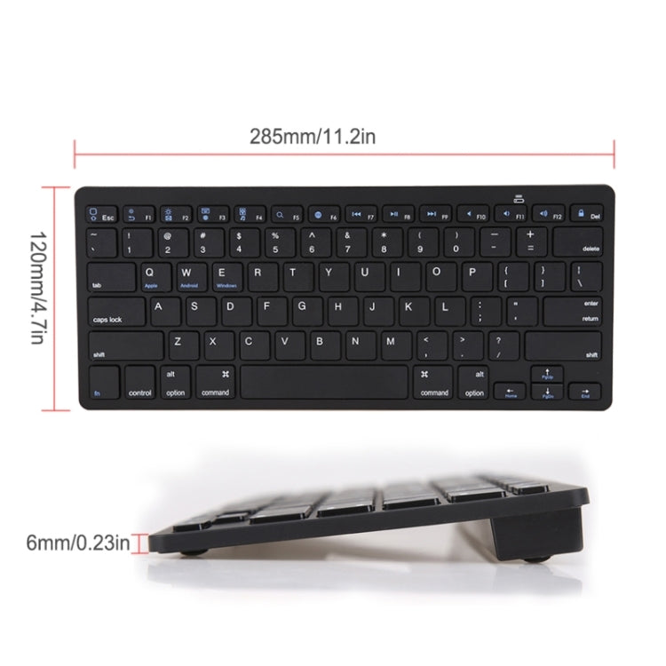 X5 Ultra-Thin Mini Wireless Keyboard + Wireless Mouse Set, Support Win / Android / IOS System(Silver) - Universal Keyboard by PMC TechLife | Online Shopping South Africa | PMC TechLife