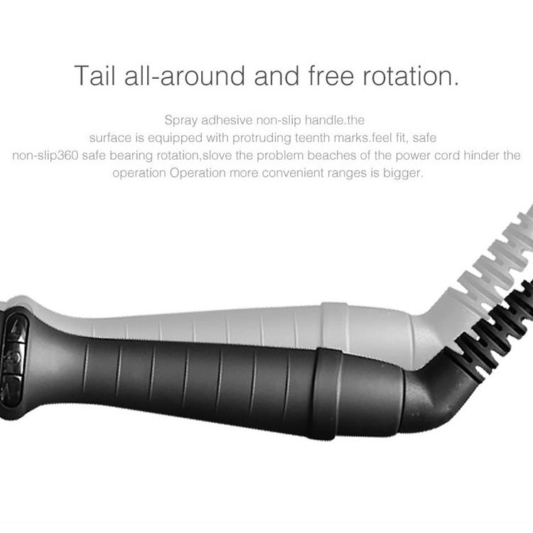 LCD Conical Curling Iron Single Tube Ceramic Glaze Pear Flower Cone, Size:32mm EU - free shipping - PMC TechLife - Order now!