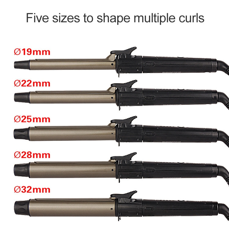 Nano Titanium Hair Curler with LED Digital Temperature Display, Size: 22mm, US Plug - free shipping - PMC TechLife - Order now!