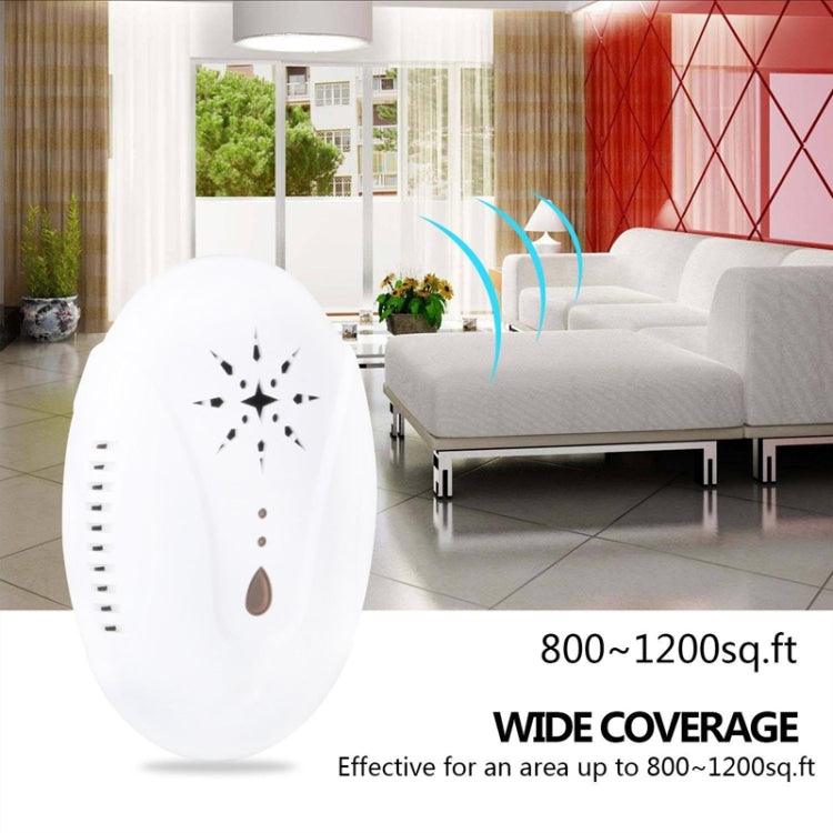 DC-9007 Ultrasonic Mosquito Repellent Portable Insect Repellent, Style:EU Plug(White) - Repellents by PMC Jewellery | Online Shopping South Africa | PMC Jewellery | Buy Now Pay Later Mobicred