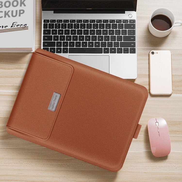 A2 4 in 1 Computer Bracket Liner Bag Storage Bag, Size:13/14 inch(Brown) - 14.1 inch by PMC TechLife | Online Shopping South Africa | PMC TechLife | Buy Now Pay Later Mobicred