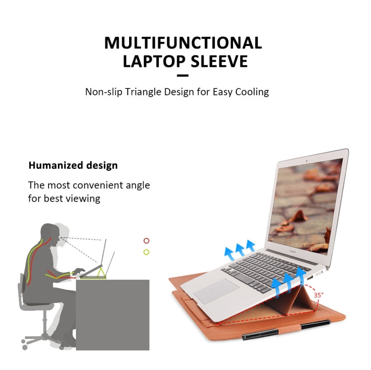 A2 4 in 1 Computer Bracket Liner Bag Storage Bag, Size:13/14 inch(Dark Blue) - 14.1 inch by PMC TechLife | Online Shopping South Africa | PMC TechLife | Buy Now Pay Later Mobicred