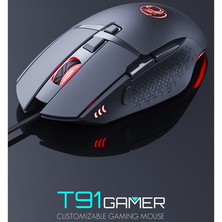 iMICE T91 8 Keys 7200DPI USB Wired Luminous Gaming Mouse, Cable Length: 1.8m - free shipping - PMC TechLife - Order now!