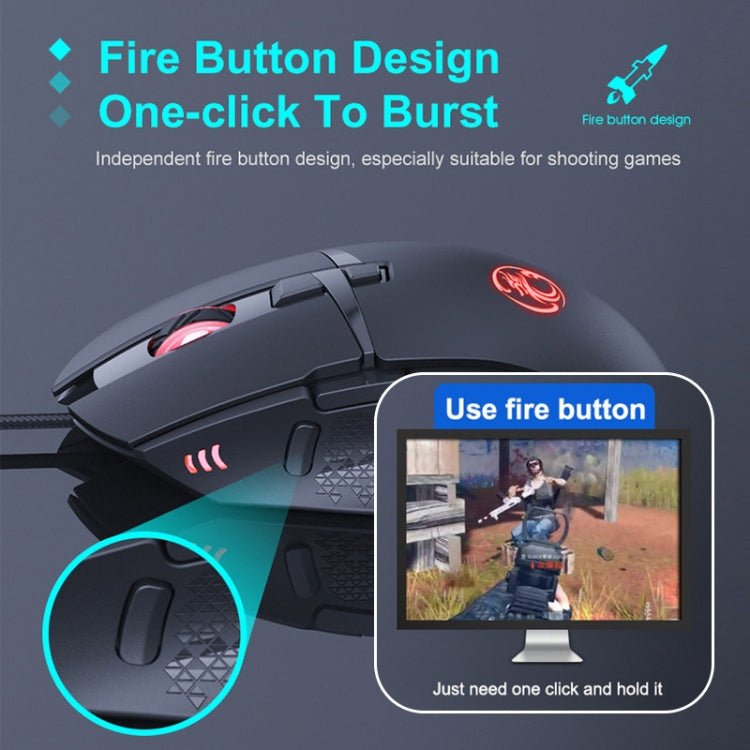 iMICE T91 8 Keys 7200DPI USB Wired Luminous Gaming Mouse, Cable Length: 1.8m - free shipping - PMC TechLife - Order now!