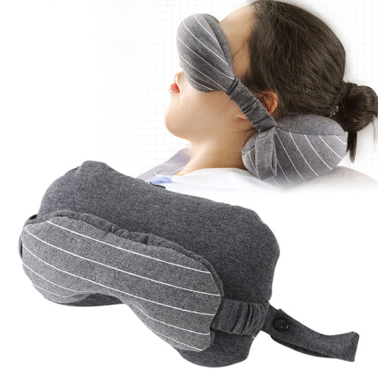 Business Travel Portable Pillow Eye Protection(Dark Grey) - Cushions & Pillows by PMC Jewellery | Online Shopping South Africa | PMC Jewellery | Buy Now Pay Later Mobicred