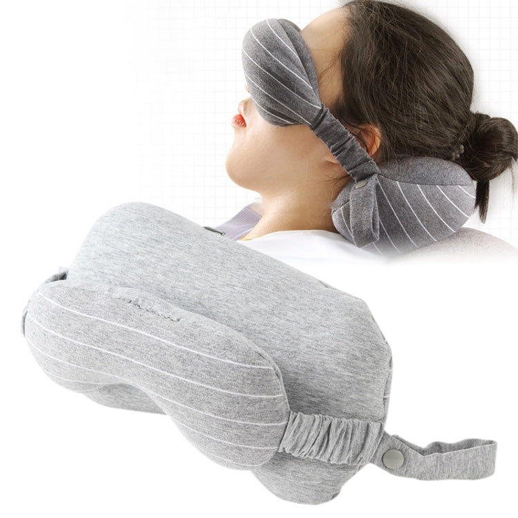 Business Travel Portable Pillow Eye Protection(Light Grey) - Cushions & Pillows by PMC TechLife | Online Shopping South Africa | PMC TechLife | Buy Now Pay Later Mobicred