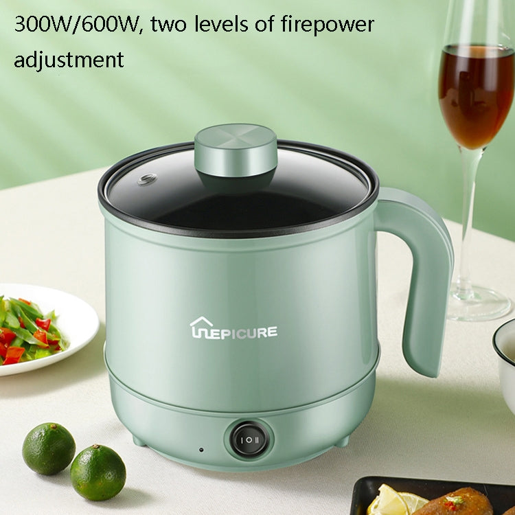 Multi-Function Electric-Cooker Mini Dormitory Student Cooking Rice Stir Frying Non-Stick Pot, 110V US Plug, Colour: White Manual Single Pot(1.7L) - free shipping - PMC TechLife - Order now!
