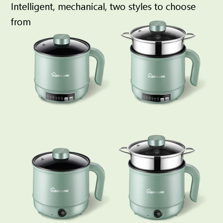 Multi-Function Electric-Cooker Mini Dormitory Student Cooking Rice Stir Frying Non-Stick Pot, 110V US Plug, Colour: Green Manual Single Pot(1.7L) - free shipping - PMC TechLife - Order now!