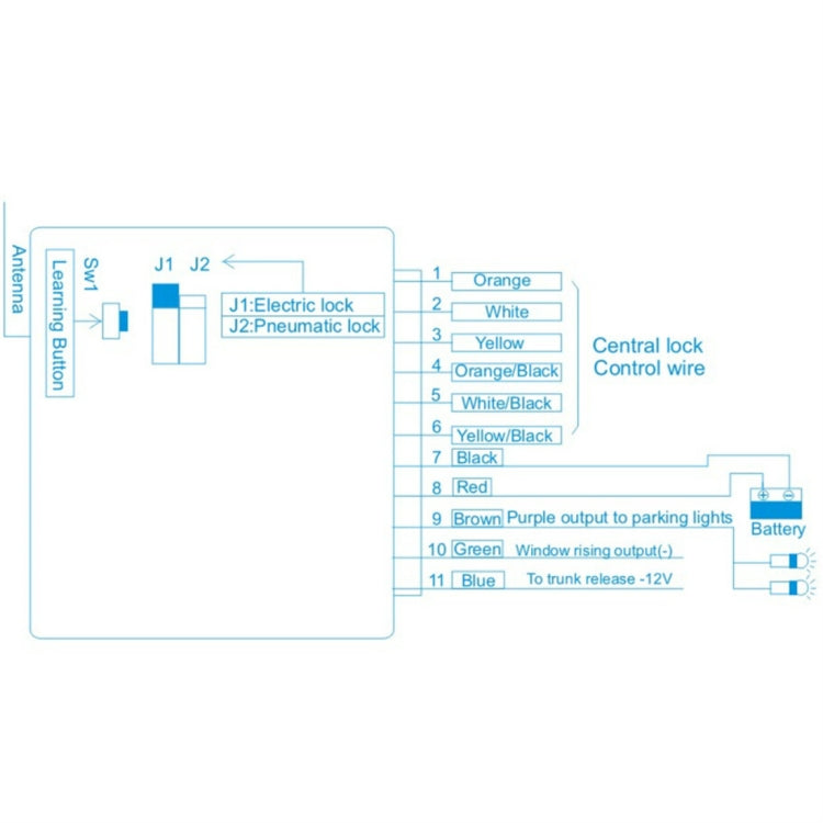 Car Keyless Entry Remote Control Central Lock With Lift Window Function - Remote Control by PMC TechLife | Online Shopping South Africa | PMC TechLife | Buy Now Pay Later Mobicred