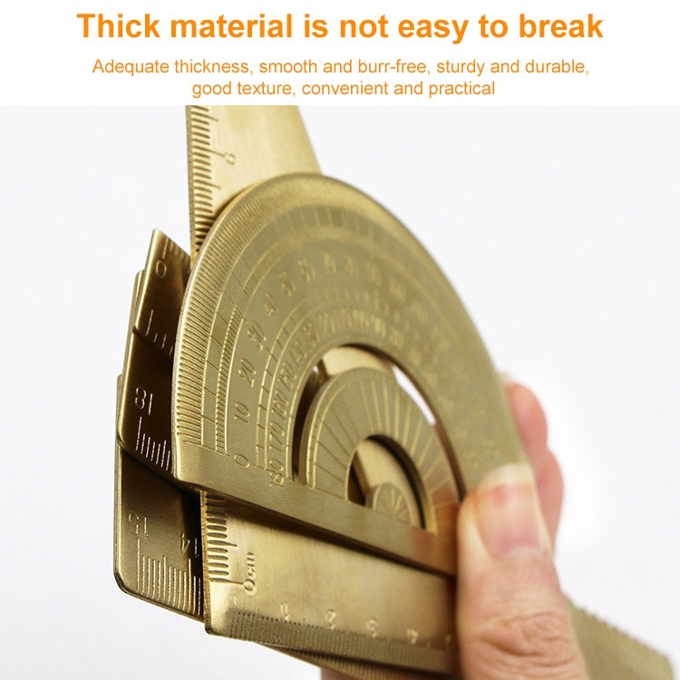 Brass Retro Drawing Ruler Measuring Tools, Model: 0-15cm Ruler - free shipping - PMC TechLife - Order now!