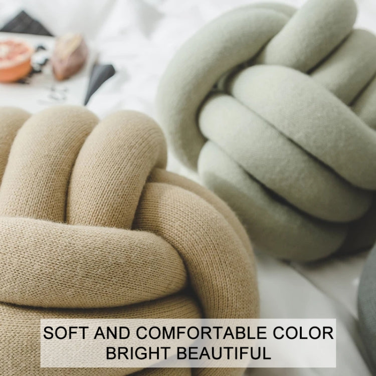 Hand-Made Knotted Ball Pillow, Size: Diameter: 25~30cm(Fishy Red) - Cushions & Pillows by PMC TechLife | Online Shopping South Africa | PMC TechLife | Buy Now Pay Later Mobicred