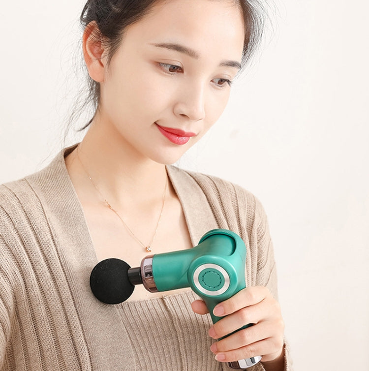 Fascia Gun Pocket Electric Shock Gun  Muscle Massage Gun, Specification: Folding (Green) - free shipping - PMC TechLife - Order now!