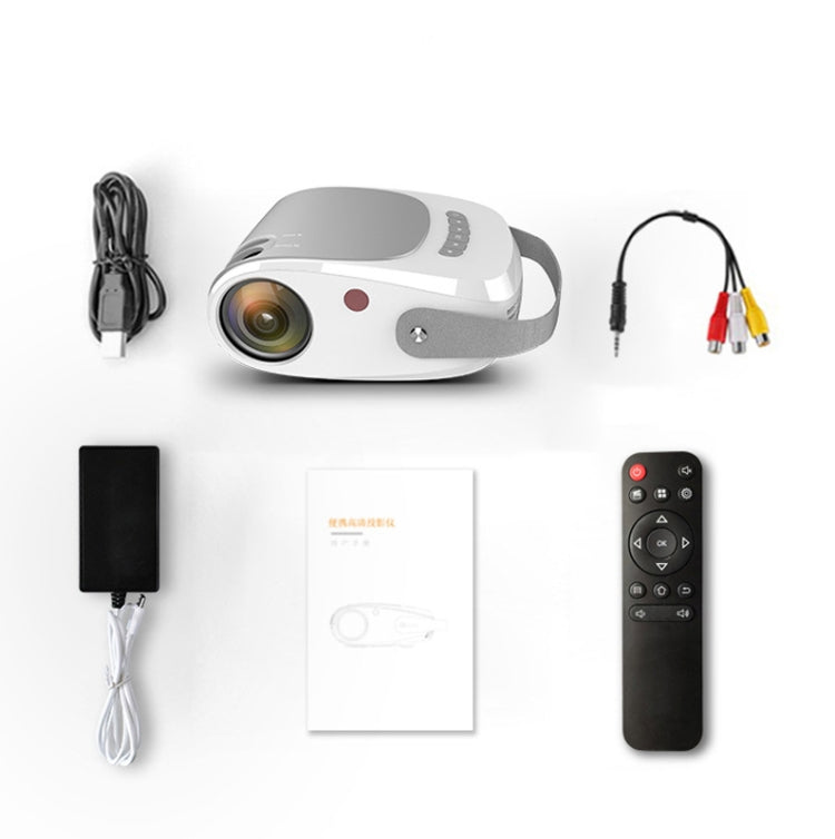 H5 180 ANSI 1280x800 HD Projector With Remote Control, Android 8.0, Support HDMI / USB / TF Card / AV, Version: Smart Version - LED Projector by PMc TechLife | Online Shopping South Africa | PMc TechLife | Buy Now Pay Later Mobicred