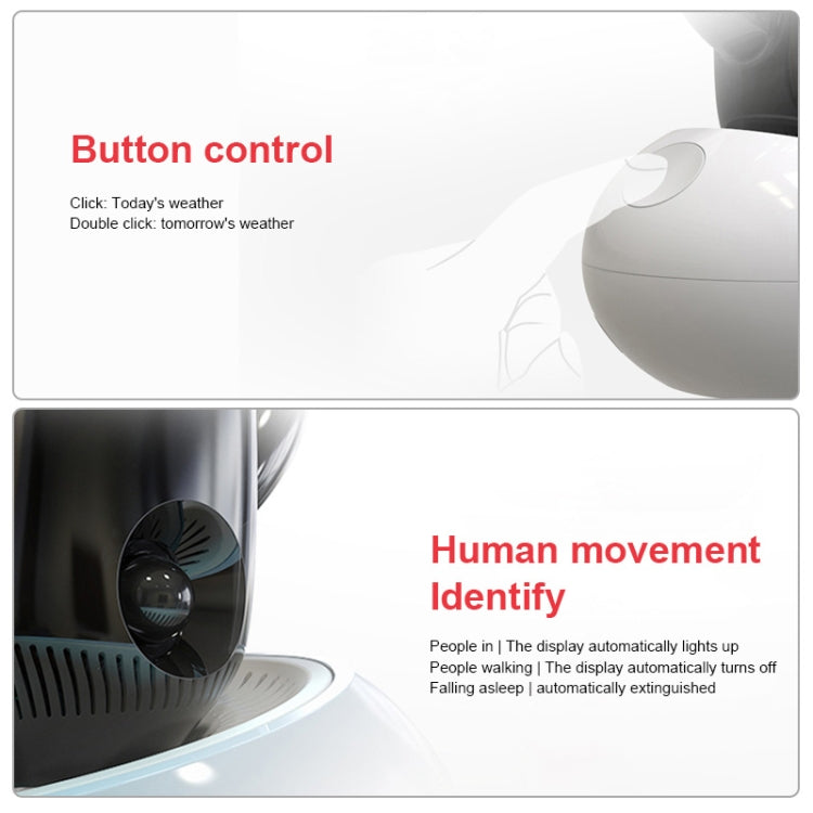 Cloud Weather Time Light Multifunctional Smart Induction Child Wake Up Alarm Clock(Blue) - Novelty Clock by PMc TechLife | Online Shopping South Africa | PMc TechLife | Buy Now Pay Later Mobicred