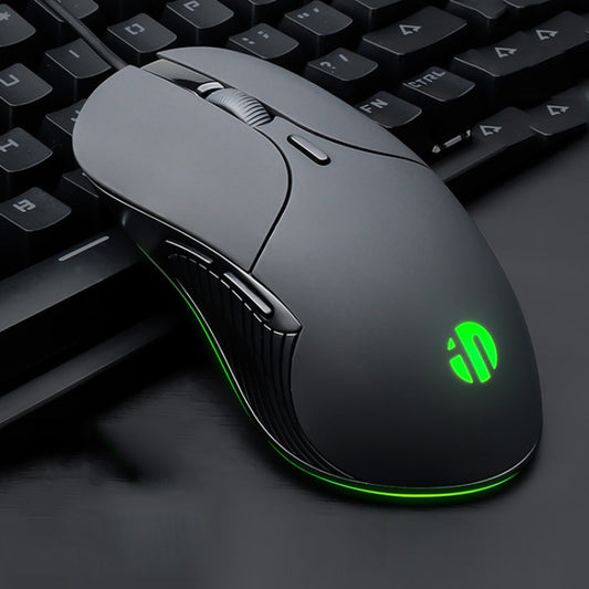 Inphic PB1 Business Office Mute Gaming Wired Mouse, Cable Length: 1.5m, Colour: Classic Back Breathing Light - Wired Mice by Inphic | Online Shopping South Africa | PMC Jewellery | Buy Now Pay Later Mobicred