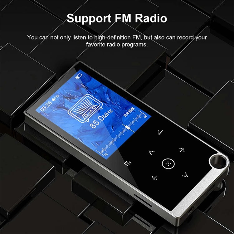 E05 2.4 inch Touch-Button MP4 / MP3 Lossless Music Player, Support E-Book / Alarm Clock / Timer Shutdown, Memory Capacity: 16GB without Bluetooth(Blue) - free shipping - PMC Jewellery - Order now!