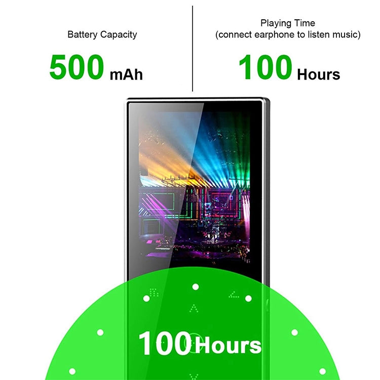 E05 2.4 inch Touch-Button MP4 / MP3 Lossless Music Player, Support E-Book / Alarm Clock / Timer Shutdown, Memory Capacity: 16GB Bluetooth Version(Silver Grey) - free shipping - PMC Jewellery - Order now!