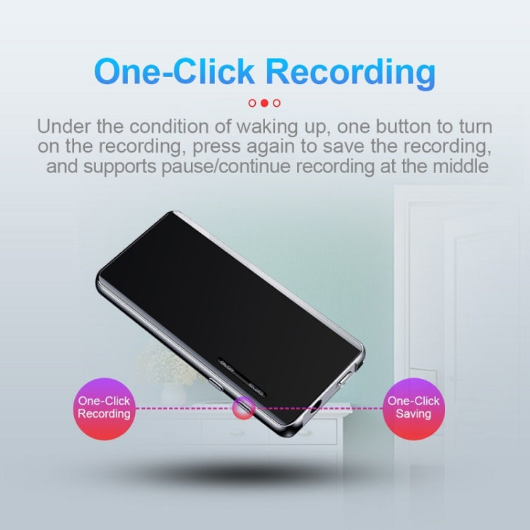 M13 High-Definition Noise Reduction Recorder Music MP4 Player, Support Recording / E-Book / TF Card Without Bluetooth(Black), Capacity: 16GB - MP4 Player by PMC Jewellery | Online Shopping South Africa | PMC Jewellery | Buy Now Pay Later Mobicred