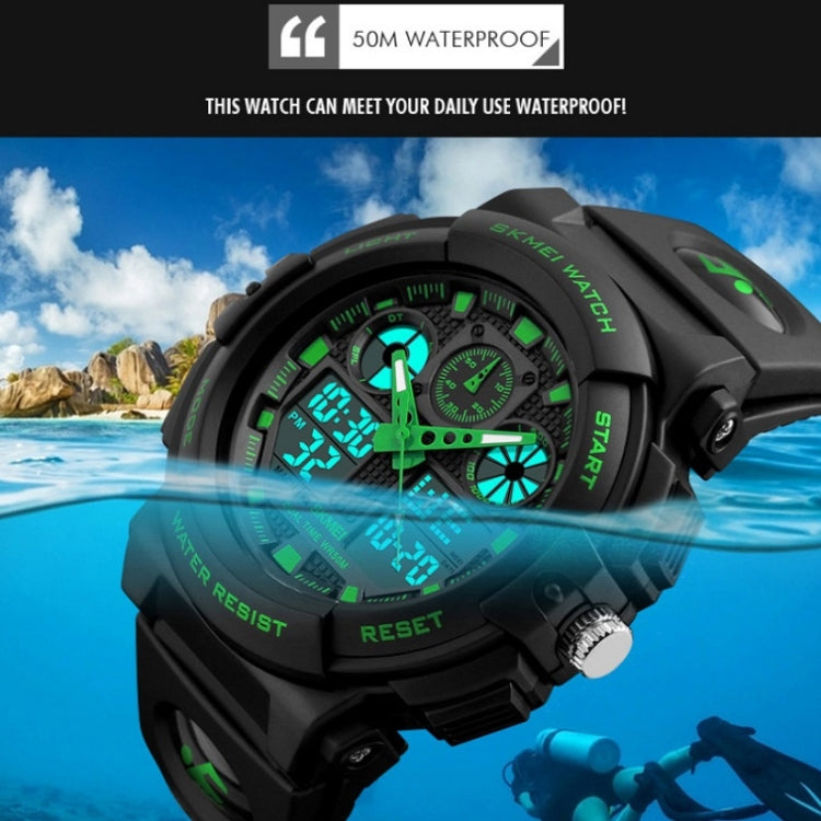 SKMEI 1270 Men Waterproof Dual Display Digital Watch Outdoor Sports Watch(Blue) - free shipping - PMC TechLife - Order now!