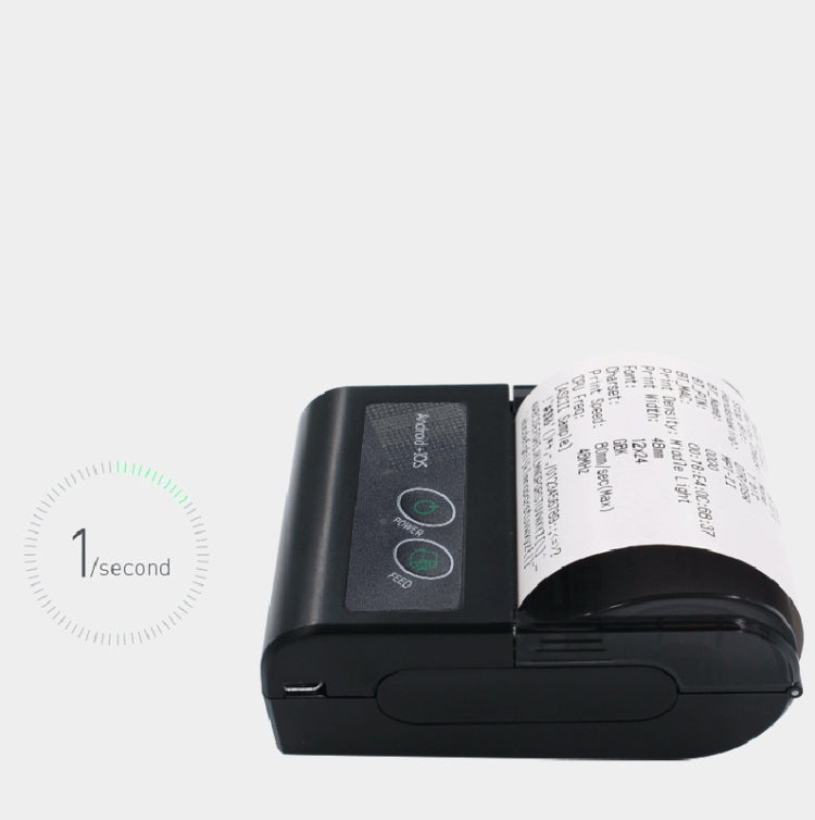 58HB6 Portable Bluetooth Thermal Printer Label Takeaway Receipt Machine, Supports Multi-Language & Symbol/Picture Printing, Model: EU Plug (Brazilian Portuguese) - Printer by PMC Jewellery | Online Shopping South Africa | PMC Jewellery | Buy Now Pay Later Mobicred