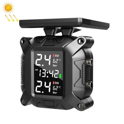 M7 Motorcycle Tire Pressure Monitor Solar Wireless External High-Precision Monitoring Waterproof Detector - Electrical System by PMC Jewellery | Online Shopping South Africa | PMC Jewellery | Buy Now Pay Later Mobicred