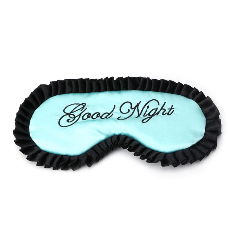 Comfortable Imitation Silk Satin Personalized Travel Sleep Mask Eye Cover(Green) - free shipping - PMC TechLife - Order now!