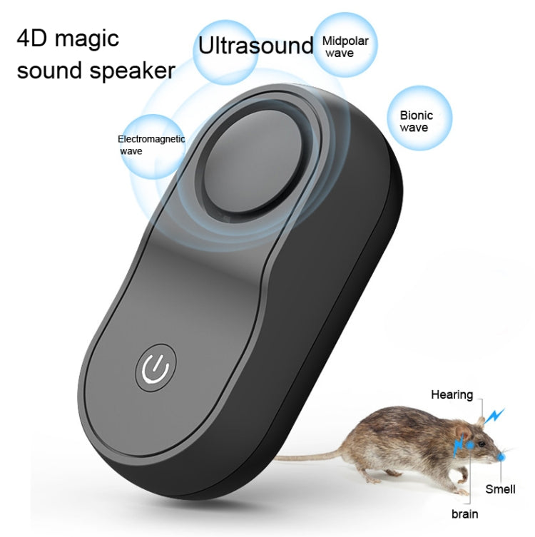 BG301 Ultrasonic Rodent Repeller Electronic Multi-Purpose Insect Repeller, Plug Type: AU Plug 220V(Black) - Repellents by PMC Jewellery | Online Shopping South Africa | PMC Jewellery | Buy Now Pay Later Mobicred