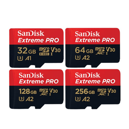 SanDisk U3 High-Speed Micro SD Card  TF Card Memory Card for GoPro Sports Camera, Drone, Monitoring 128GB(A2), Colour: Black Card - Micro SD Card by SanDisk | Online Shopping South Africa | PMC Jewellery | Buy Now Pay Later Mobicred