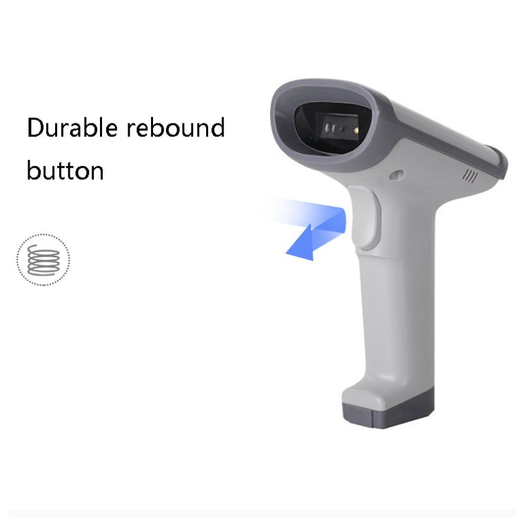 Deli 14950 One-Dimensional Two-Dimensional Scanner Supermarket Catering Scanning Gun, Model: Wired (White) - free shipping - PMC Jewellery - Order now!
