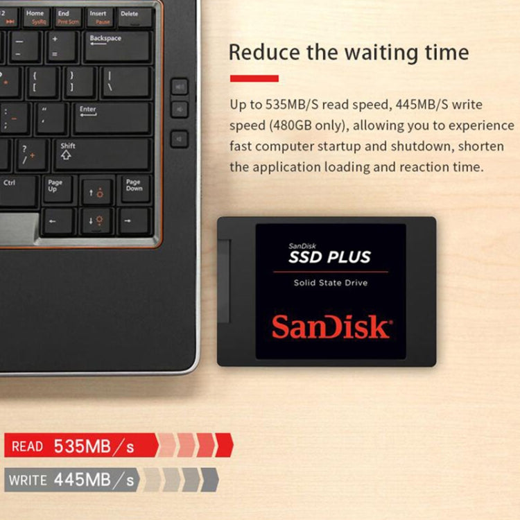 SanDisk SDSSDA 2.5 inch Notebook SATA3 Desktop Computer Solid State Drive, Capacity: 240GB - External Solid State Drives by SanDisk | Online Shopping South Africa | PMC Jewellery | Buy Now Pay Later Mobicred