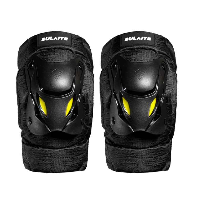 SULAITE Motorcycle Protector Rider Wind Warmth Protective Gear Riding Equipment, Colour: Black Knee Pads - Protective Gear by SULAITE | Online Shopping South Africa | PMC Jewellery | Buy Now Pay Later Mobicred