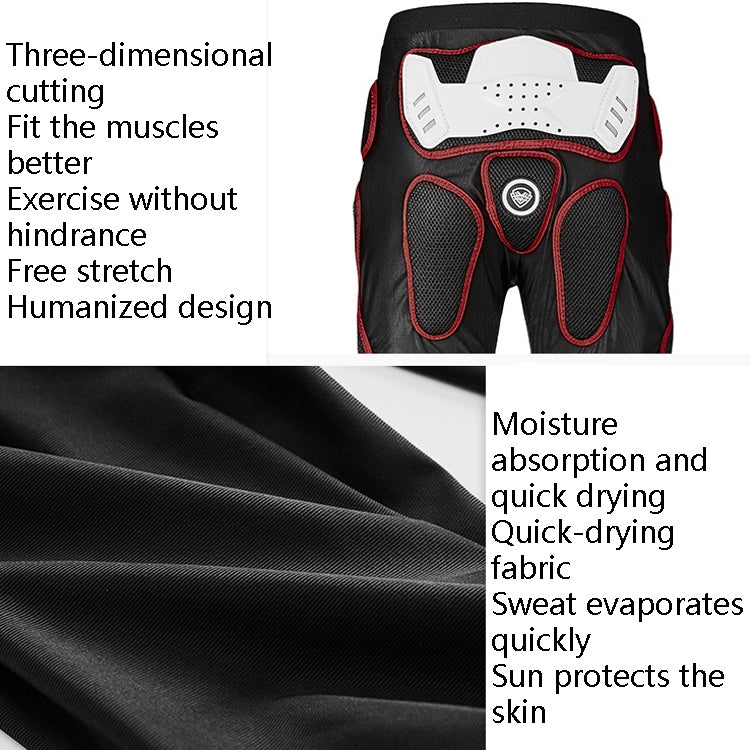 SULAITE Motorcycle Cross-Country Riding Trousers Protective Hip Pants, Specification: XXL(Black) - Protective Gear by SULAITE | Online Shopping South Africa | PMC Jewellery | Buy Now Pay Later Mobicred