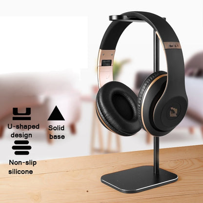 Z9 Headset Aluminum Alloy Bracket Internet Cafe Headset Display Stand(Rose Gold) - Headset Stand by PMC Jewellery | Online Shopping South Africa | PMC Jewellery | Buy Now Pay Later Mobicred