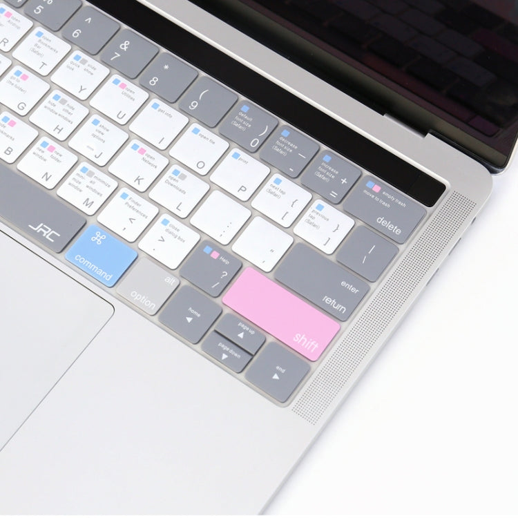 JRC English Version Colored Silicone Laptop Keyboard Protective Film For MacBook Air 13.3 inch A1932 (2018)(Soothing Color) - Keyboard Protector by JRC | Online Shopping South Africa | PMC Jewellery | Buy Now Pay Later Mobicred