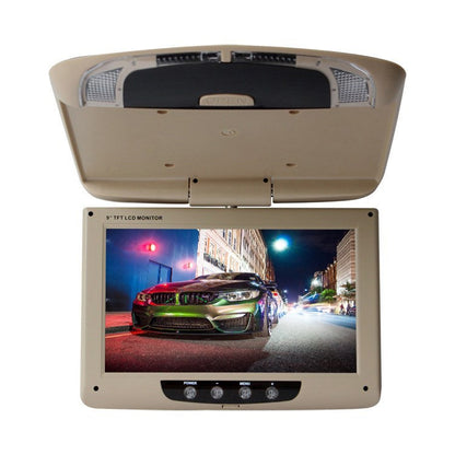 9 Inch Car HD Car Reversing Display Car Ceiling Display(Beige) - Car Monitor by PMC Jewellery | Online Shopping South Africa | PMC Jewellery | Buy Now Pay Later Mobicred