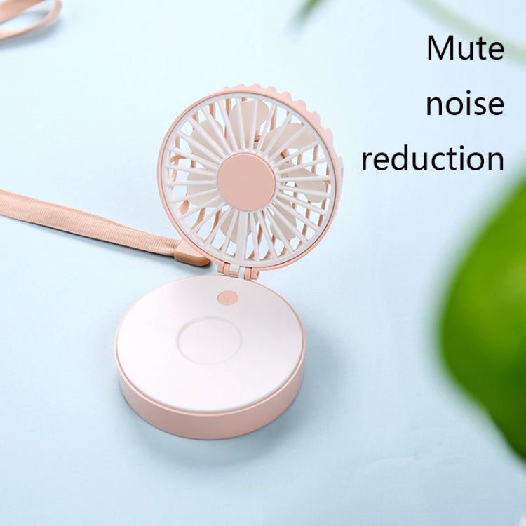 USB Mini Handheld Vanity Mirror Fan(Pink) - Electric Fans by PMC Jewellery | Online Shopping South Africa | PMC Jewellery | Buy Now Pay Later Mobicred