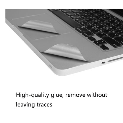 JRC 2 in 1 Laptop Palm Rest Sticker + Touchpad Film Set For MacBook Pro 16 inch A2141 (with Touch Bar)(Silver) - Protector Sticker by JRC | Online Shopping South Africa | PMC Jewellery | Buy Now Pay Later Mobicred