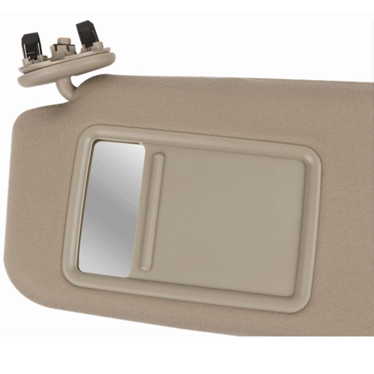 Left Driver Side Sun Visor With Mirror Driving Position Sun Visor For Toyota Camry 2007-2011(Beige) - Interior Mirrors by PMC TechLife | Online Shopping South Africa | PMC TechLife | Buy Now Pay Later Mobicred