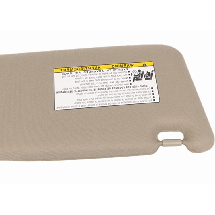 Left Driver Side Sun Visor With Mirror Driving Position Sun Visor For Toyota Camry 2007-2011(Beige) - Interior Mirrors by PMC TechLife | Online Shopping South Africa | PMC TechLife | Buy Now Pay Later Mobicred