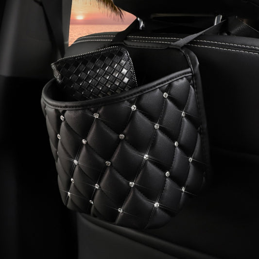 Car Seat Back Storage Bag Personality Diamond-Studded Car Storage Net Bag Car Multi-Function Storage Bag - Stowing Tidying by PMC Jewellery | Online Shopping South Africa | PMC Jewellery | Buy Now Pay Later Mobicred