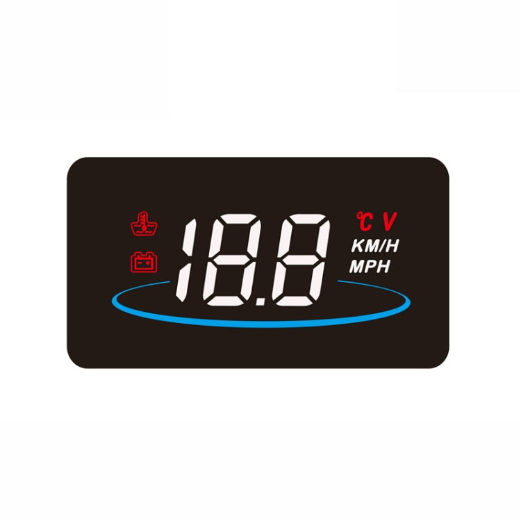 L2 HUD Head-Up Display, Water Temperature Per Hour, OBD Car Display With Color-Changing Atmosphere Light - Head Up Display System by PMC Jewellery | Online Shopping South Africa | PMC Jewellery | Buy Now Pay Later Mobicred