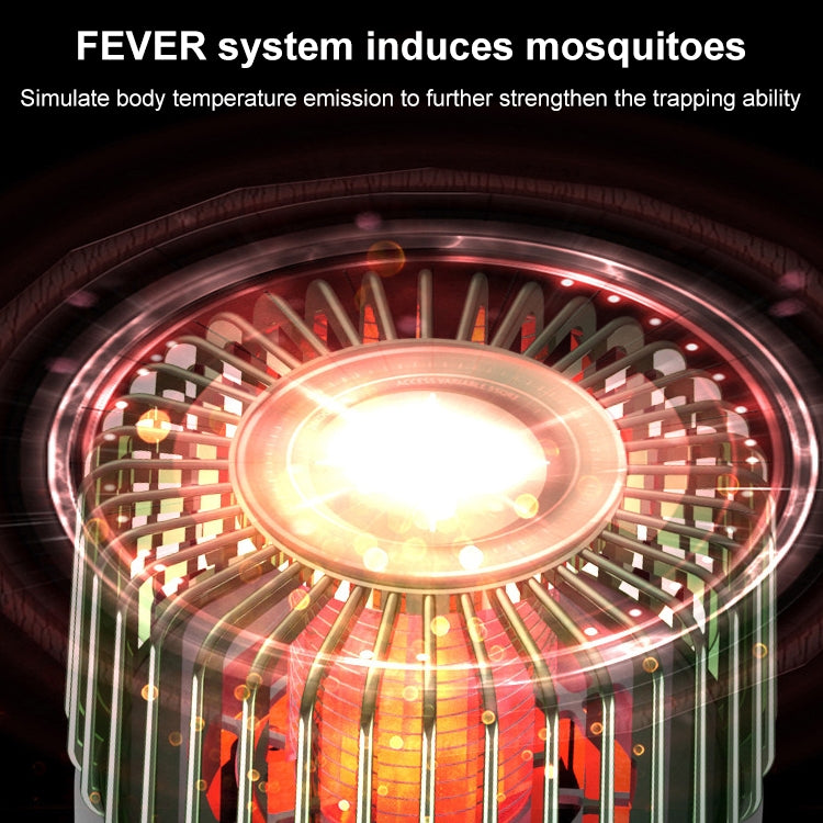 USB Photocatalyst Mosquito Killer Electrical Shock Two-In-One Mosquito Killer White Gold  (Electric Shock + Suction) - Repellents by PMC TechLife | Online Shopping South Africa | PMC TechLife | Buy Now Pay Later Mobicred