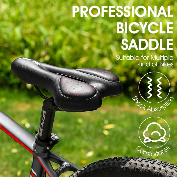 WEST BIKING YP0801086 Silicone Thickened Soft And Comfortable Bicycle Seat(Dark Green) - Bicycle Saddle by WEST BIKING | Online Shopping South Africa | PMc TechLife | Buy Now Pay Later Mobicred