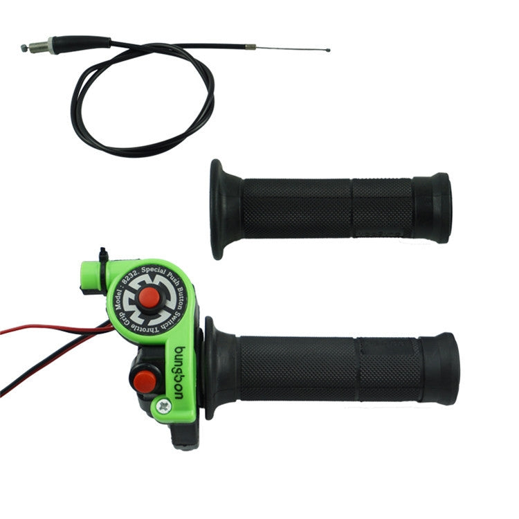 Bungbon KDJ-001 Motorcycle Modification Accessories Off-Road Vehicle Accelerator Handlebar Cover(Green) - Grips by PMC TechLife | Online Shopping South Africa | PMC TechLife | Buy Now Pay Later Mobicred