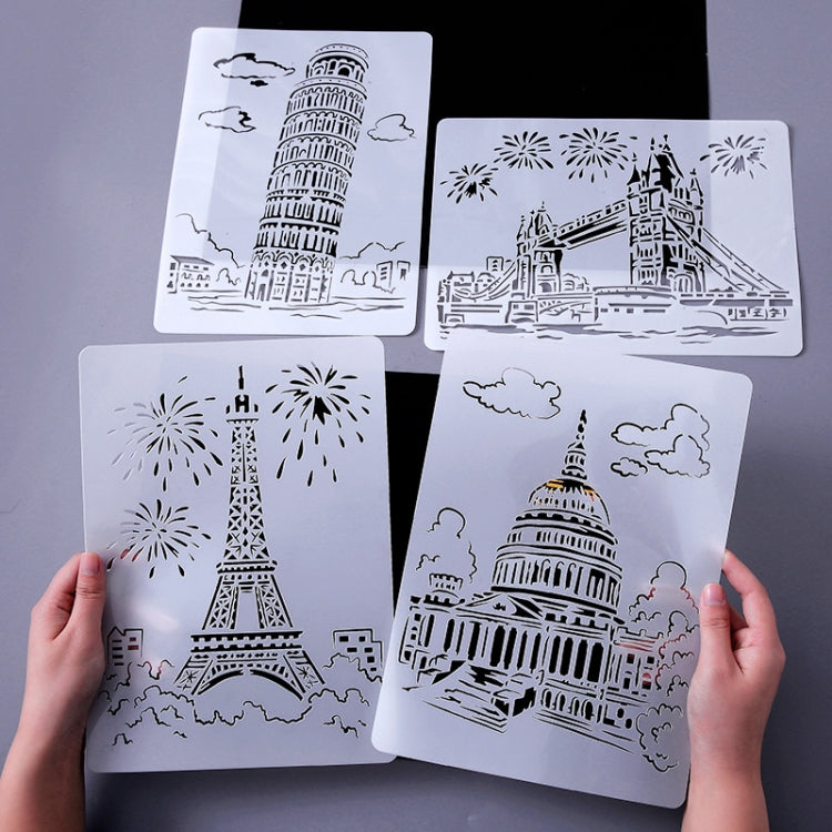 2 London Bridge Construction Series Painting Template Theme City A4 Label Template - Art Supplies by PMC TechLife | Online Shopping South Africa | PMC TechLife | Buy Now Pay Later Mobicred