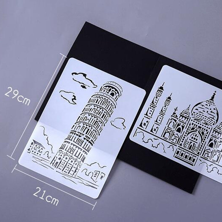 5 Taj Mahal Construction Series Painting Template Theme City A4 Label Template - Art Supplies by PMC TechLife | Online Shopping South Africa | PMC TechLife | Buy Now Pay Later Mobicred