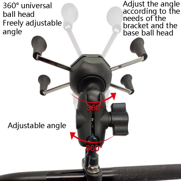 N-STAR N002 Motorcycle Bicycle Mobile Phone Bracket Riding Equipment(Small L Head) - Holders by N-STAR | Online Shopping South Africa | PMC Jewellery | Buy Now Pay Later Mobicred